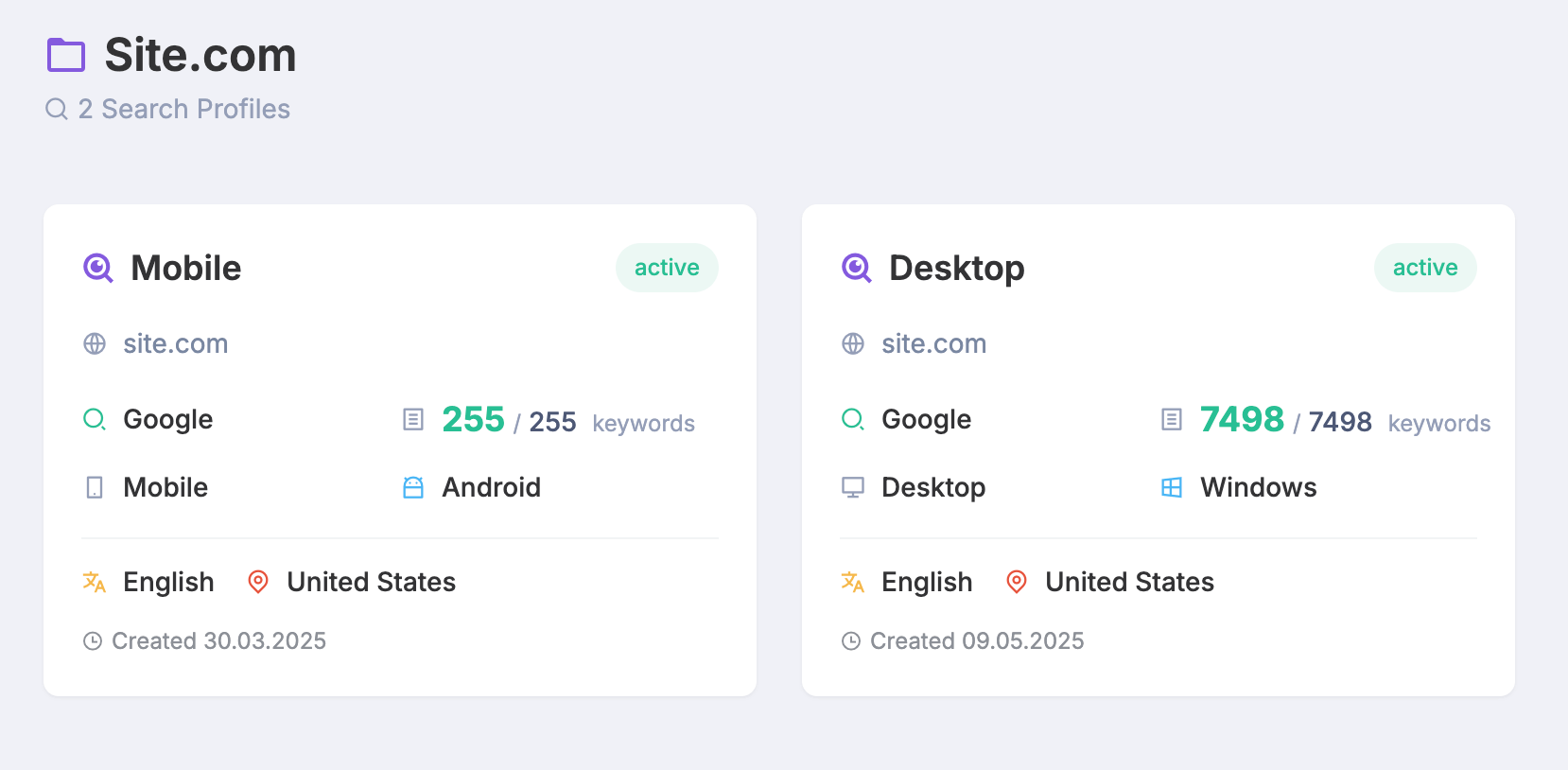 Mobile vs Desktop